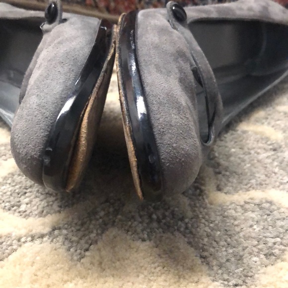 Stuart Weitzman Gray Leather Heels 7.5 - GUC/Used - Picture 10 of 12